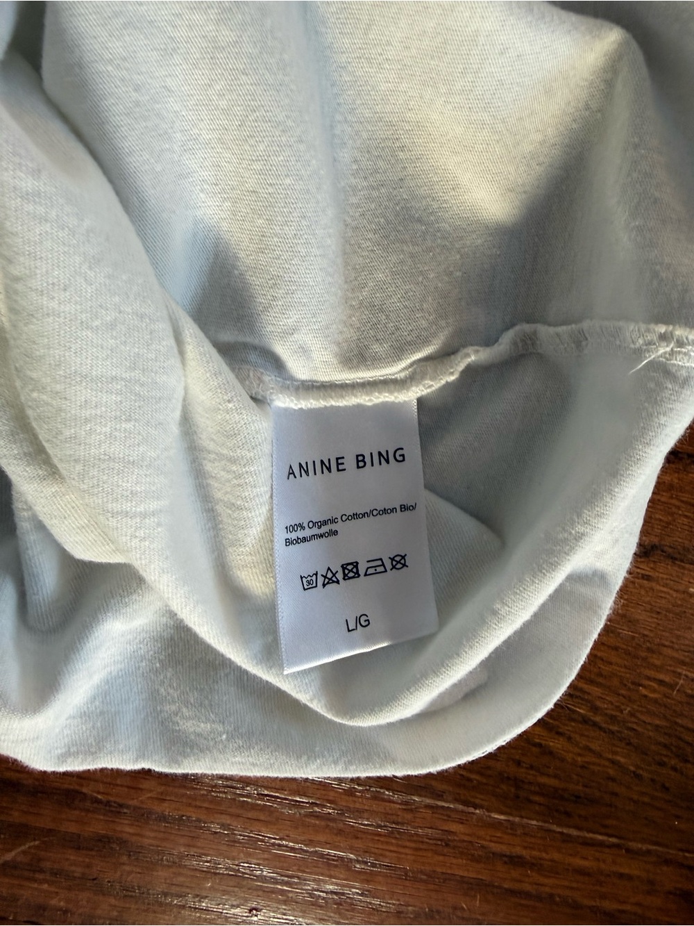 Anine Bing White Brigitte Bardot Short Sleeve Tee - Picture 4 of 5